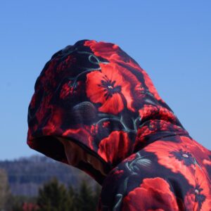 Długa bluza z kapturem // maki // rozmiar M