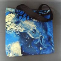 Torba dwustronna / pouring niebieskość - obrazek 2